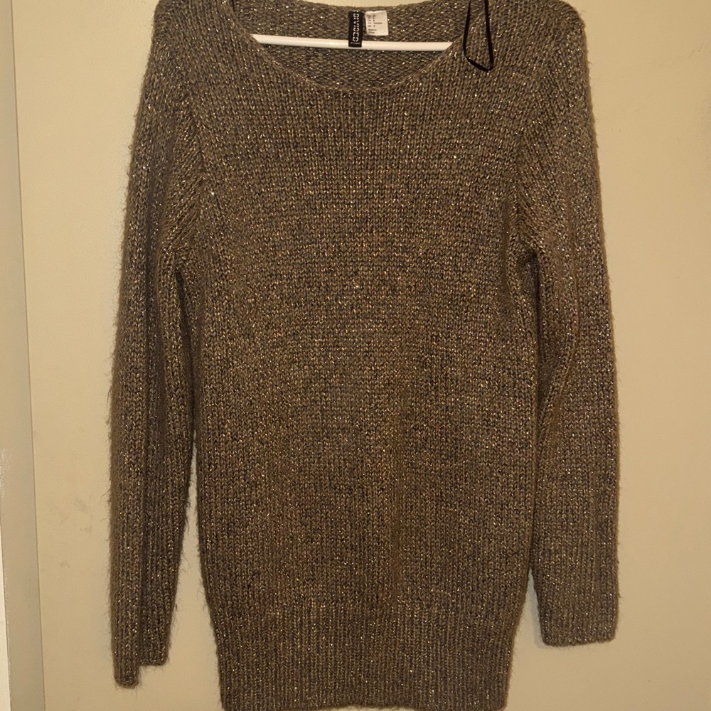 H&M Brown Crew Neck Sweater